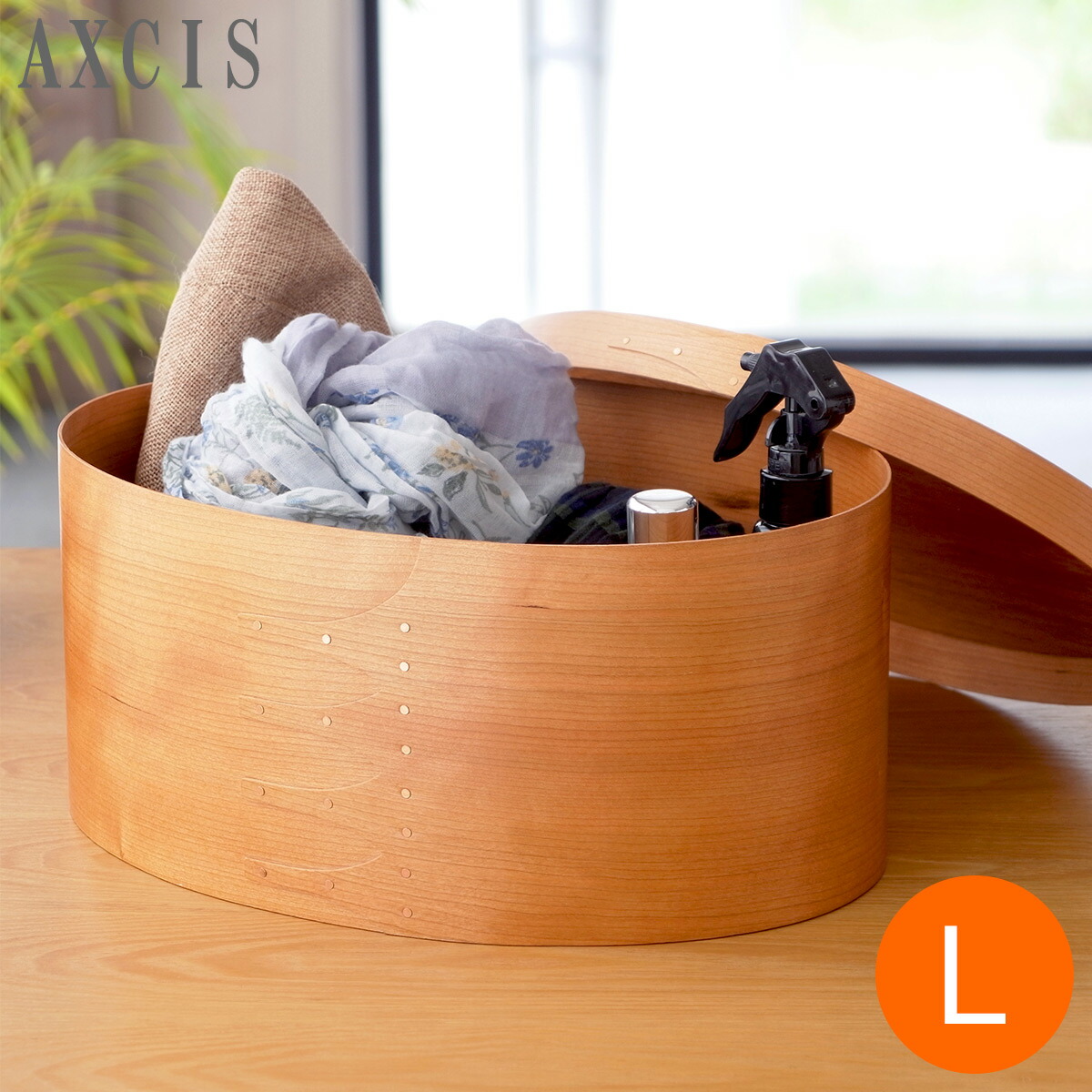 楽天市場】シェーカーボックス Lサイズ オーバルボックス L ナチュラル