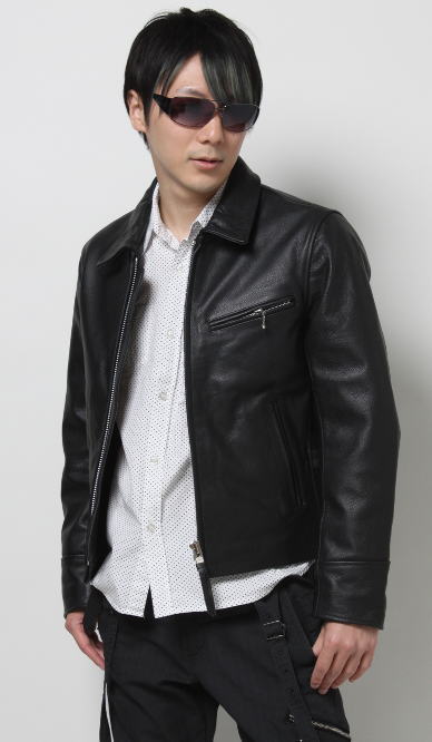 楽天市場】Freedom 本革 シングルライダースジャケット メンズ