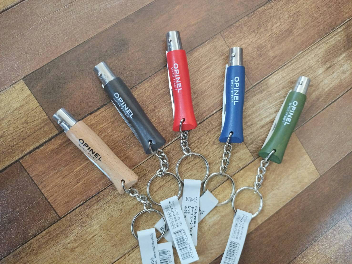 楽天市場】OPINEL ( オピネル ) Coloramaキーチェーン No.04 ナイフ