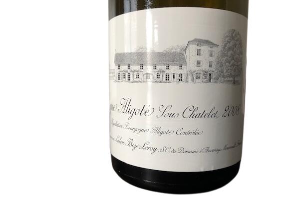 T*y様 d'Auvenay ドーヴネルロワ Aligote Sous Chat d'Auvenay