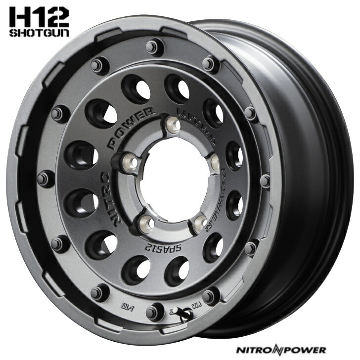 楽天市場】15×6.0J インセット-5 5-139.7 新品 ホイール 4本MID マルカ