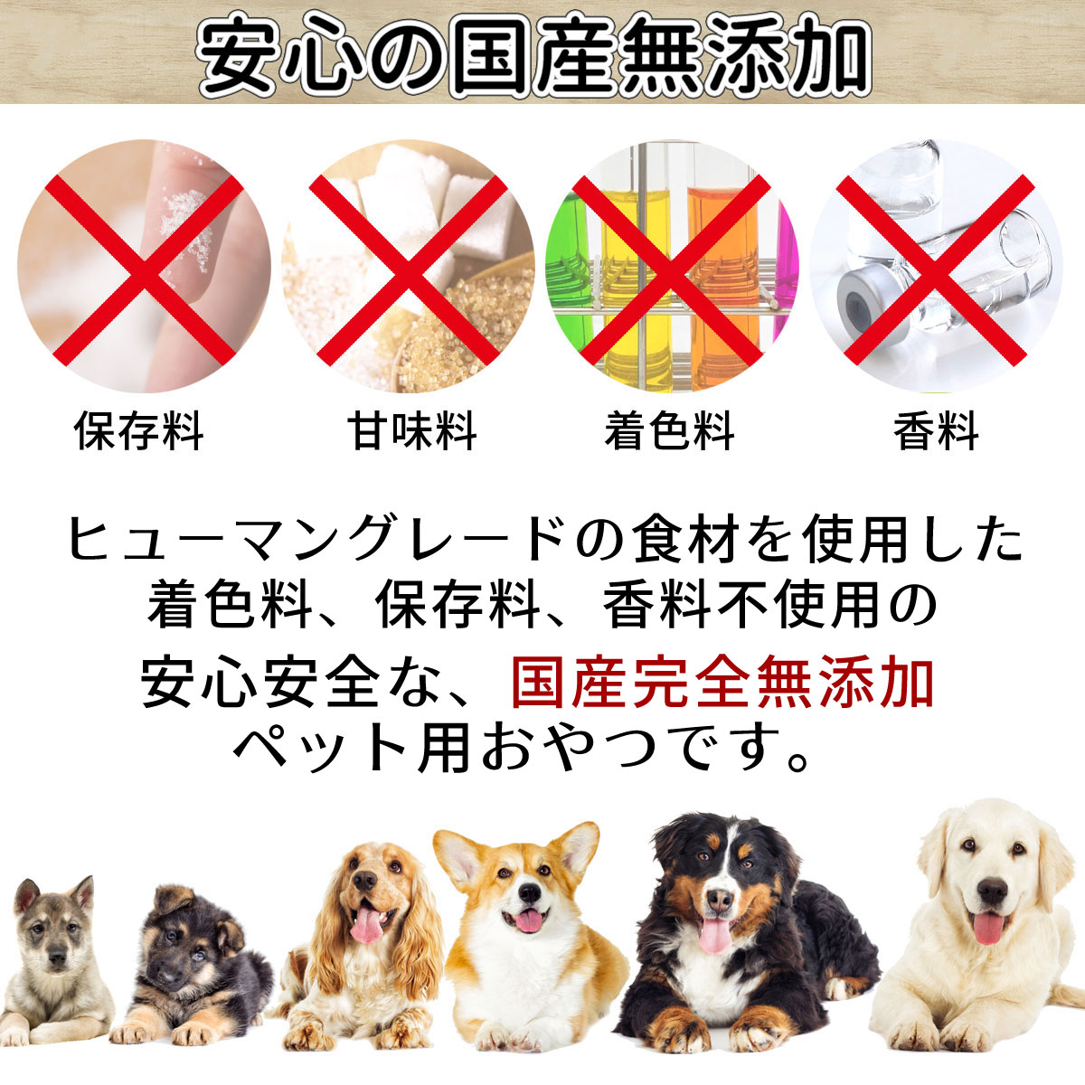 楽天市場】犬 おやつ 無添加 国産 選べる5個セット どっぐふーどる