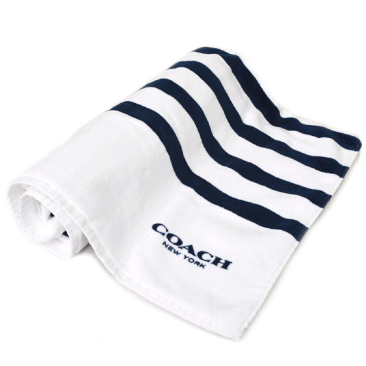 楽天市場】コーチ COACH バスタオル タオルケット ストライプ ラージ