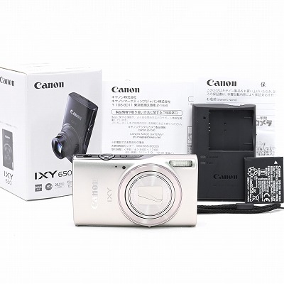 楽天市場】Canon キヤノン IXY 650 シルバー コンパクトデジタルカメラ