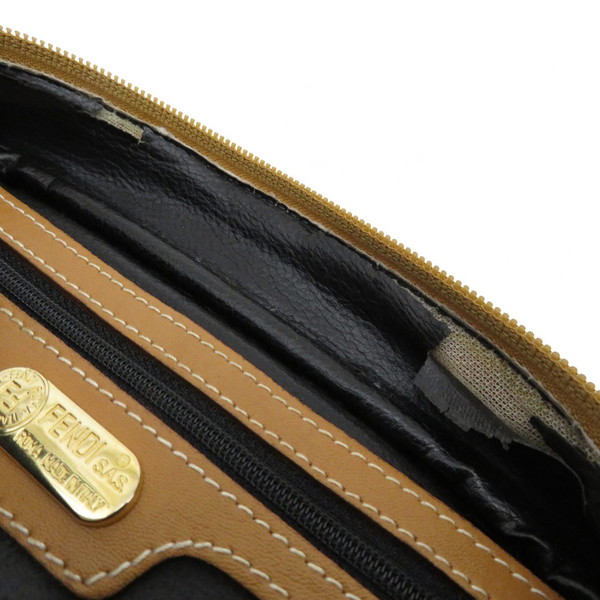 楽天市場】FENDI / フェンディ ペカン柄 キャンバス×レザー ショルダー