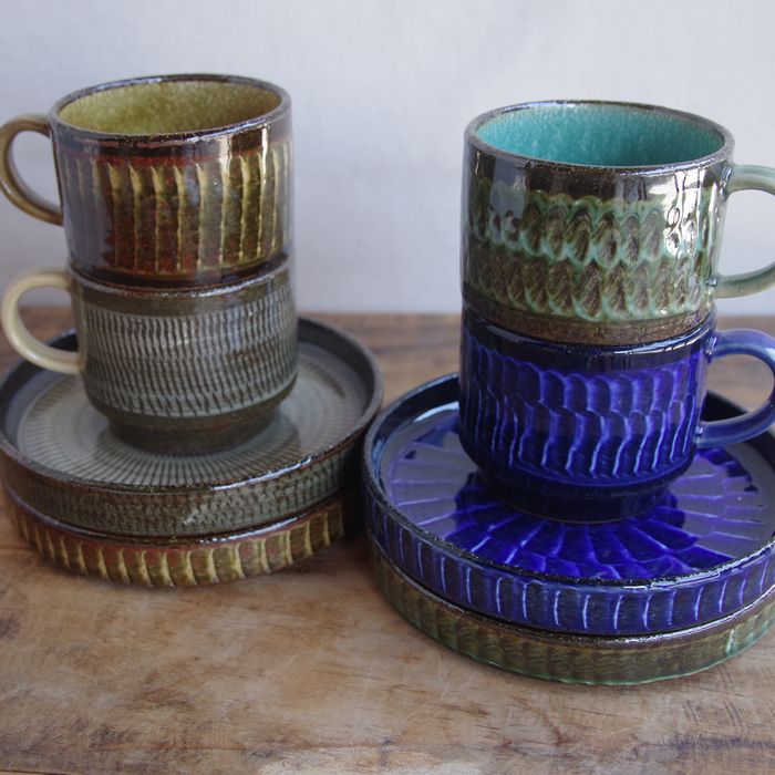 青緑色の花模様の陶器カップ 楽天市場】花柄（カラーブルー・テイスト