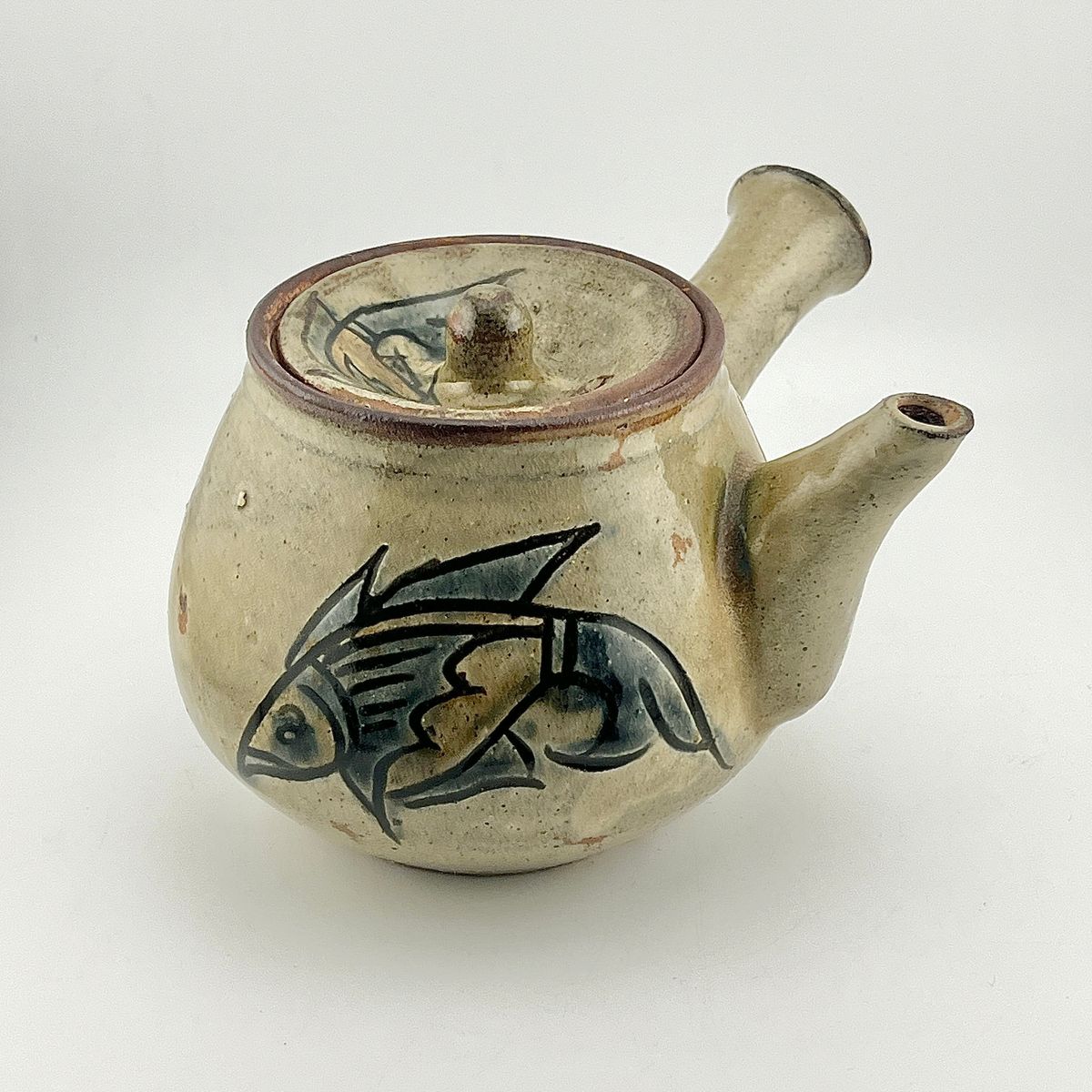 金城敏男 金城次郎 長男 花瓶 魚紋 引退 希少 レア 金城敏男 金城次郎