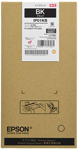 楽天市場】エプソン 純正インクパック ブラック 約10000ページ IP01KB