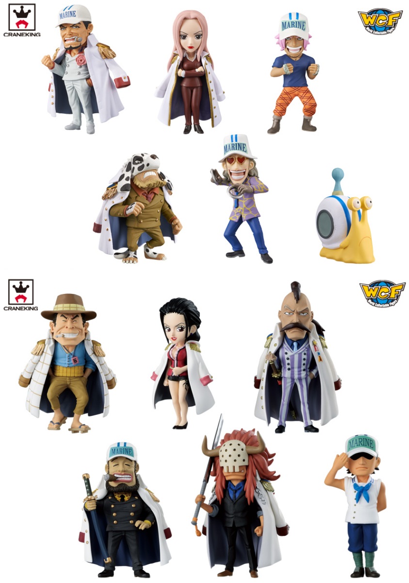 ワンピースワールドコレクタブルフィギュア-海軍-全12種