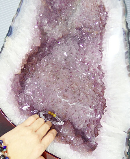 楽天市場】巨大 約47kg 紫水晶洞 アメジストドーム（ジオード）【送料