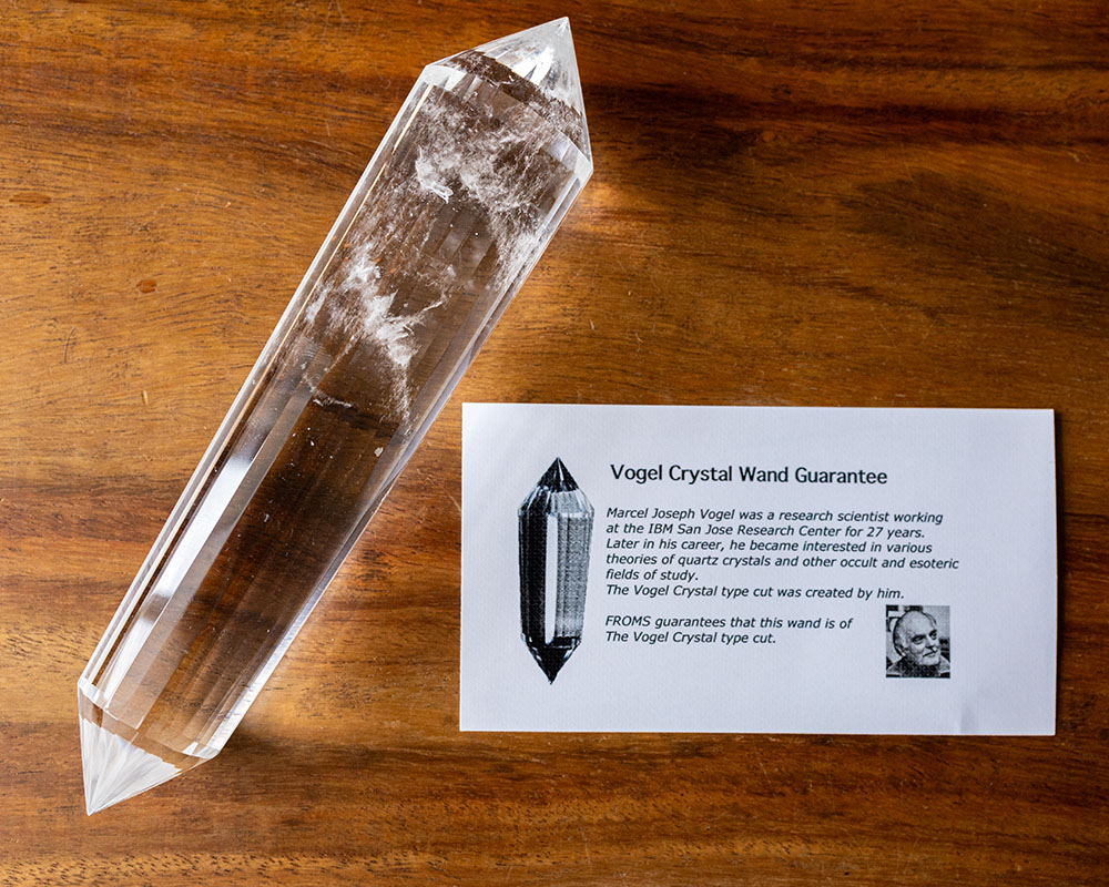 楽天市場】一点物 水晶 最大級 ヴォーゲルワンド 約154mm 約231g