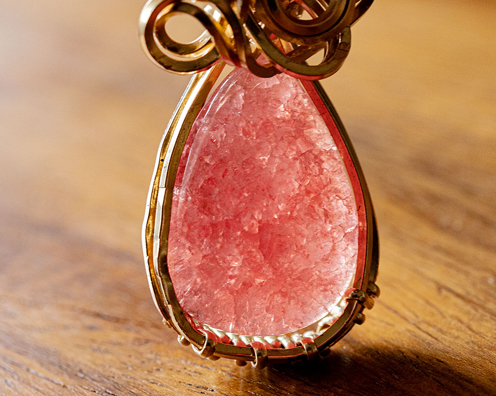 楽天市場】5A 天然石 インカローズ ロードクロサイト 14kgf ワイヤー