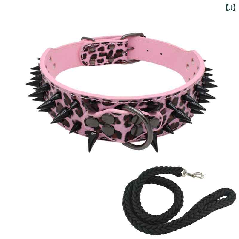 楽天市場】首輪 トゲトゲ ペット 大きめ ブルドッグ 噛みつき防止