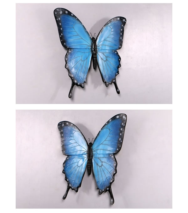 楽天市場】FRPアニマルオブジェ 壁掛け蝶々・50cm【即納可】置物 動物