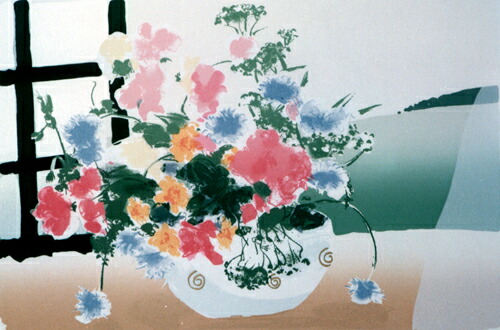 真作福本吉秀Evening シルクスクリーン版画46/100 真作福本吉秀Evening シルクスクリーン版画46/100 【公式通販】