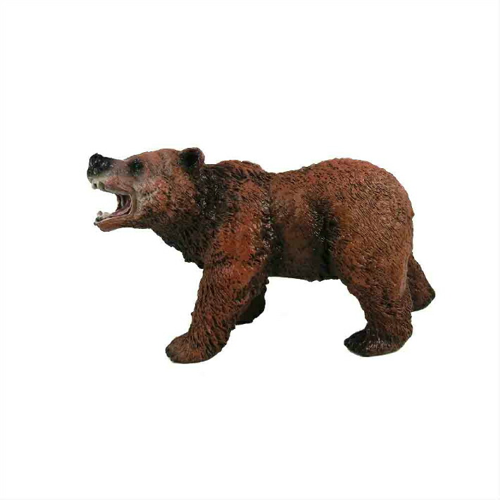 楽天市場】クマ -1 熊 グリズリー 動物模型 動物フィギュア