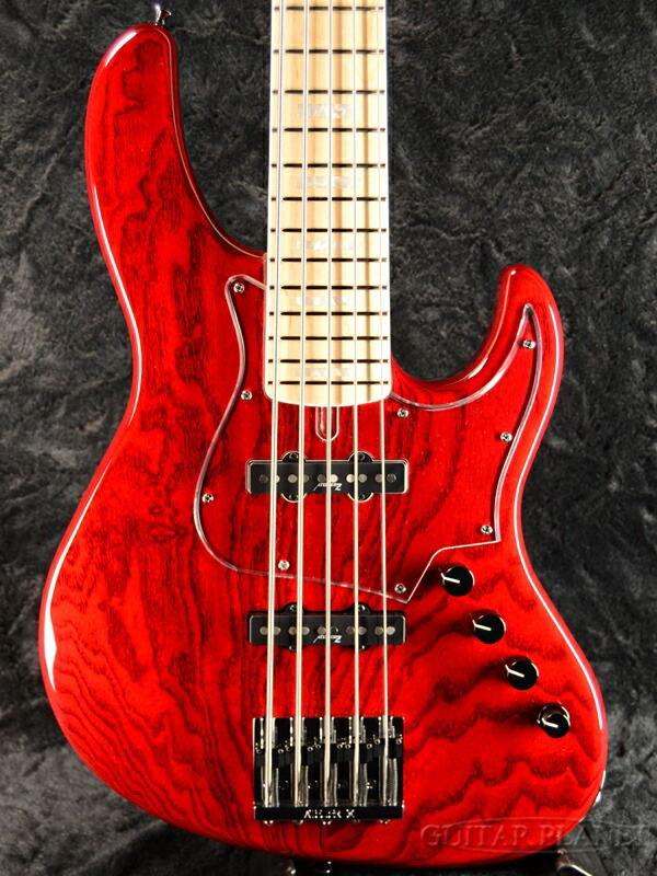 アトリエ エレキベース 5弦 赤色 ATELIER Z M#265 CUSTOM TP-RED / M