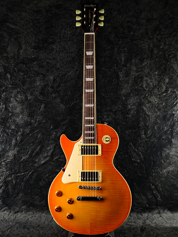 GrassRoots G-LP-60S Left Hand 節約 新品 ハニーサンバースト[グラス