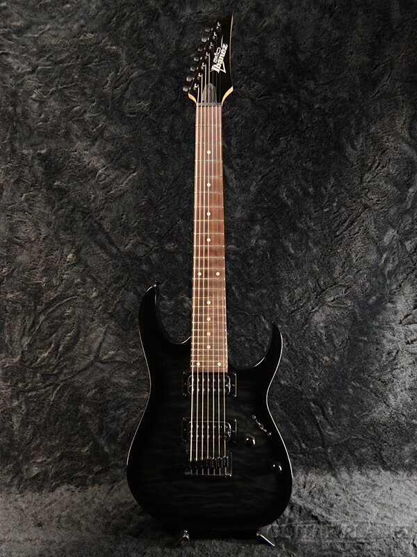 楽天市場】Ibanez GRG7221QA -TKS(Transparent Black Sunburst)- 新品