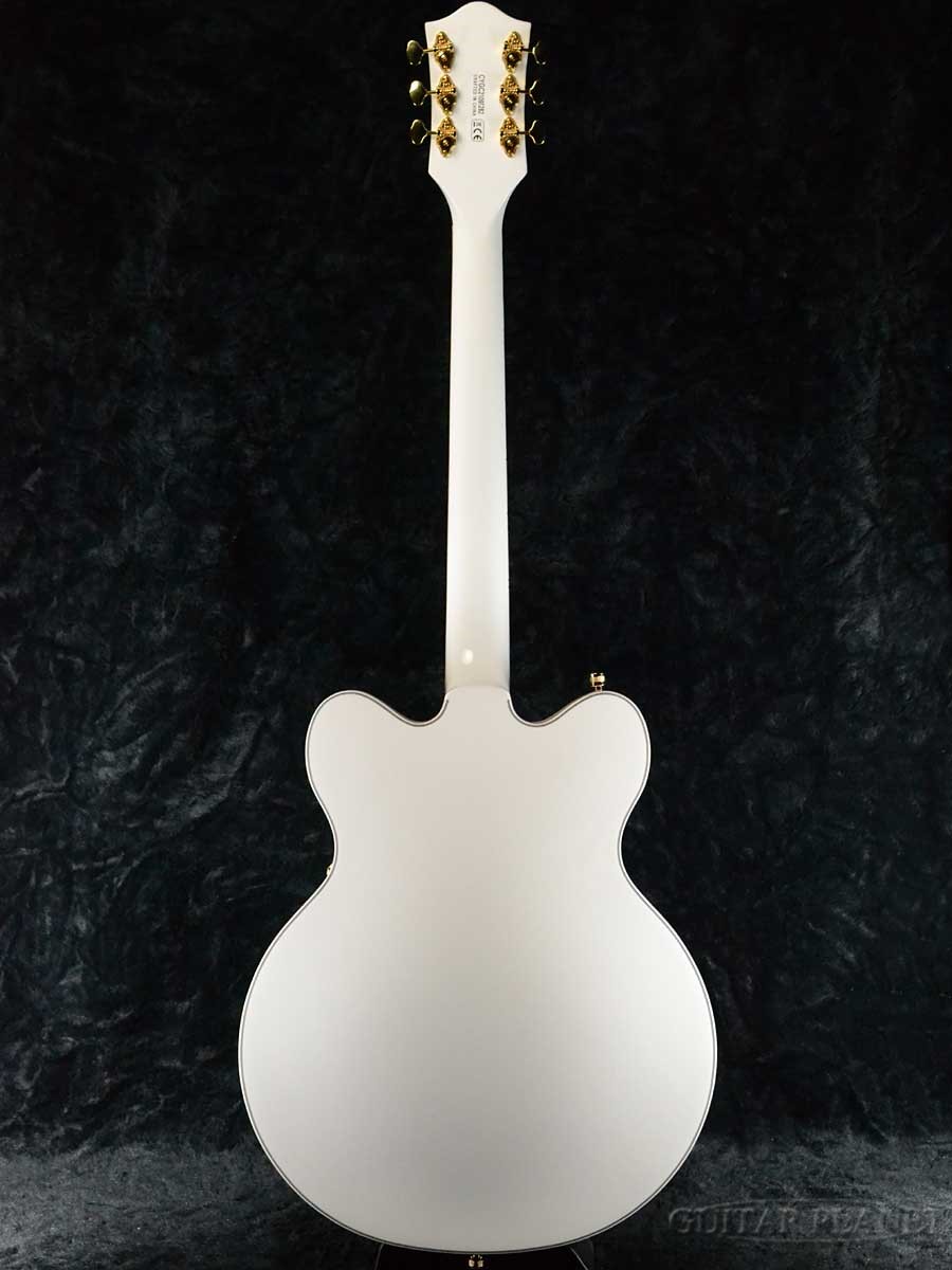 ユ*ゴ様 ホワイト セミホロウボディ エレキギター ユ*ゴ様 ホワイト