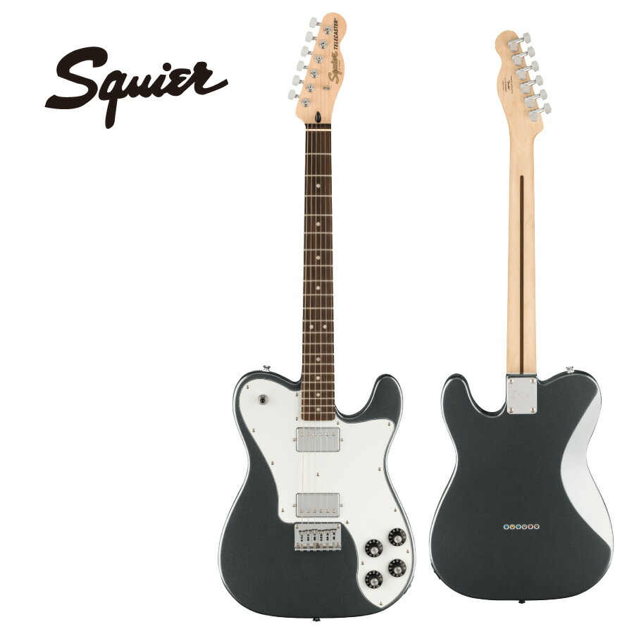 楽天市場】Squier Affinity Series Telecaster Deluxe -Charcoal Frost