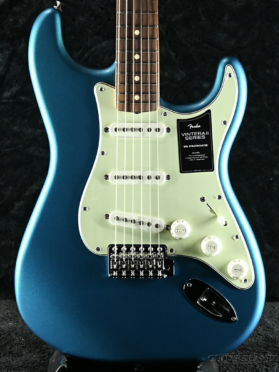 楽天市場】Fender Vintera II 60s Stratocaster -Lake Placid Blue