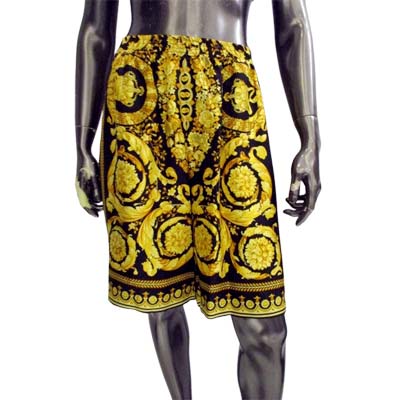 VERSACE ゴールドバロック柄 海パン Mサイズ VERSACE ゴールドバロック