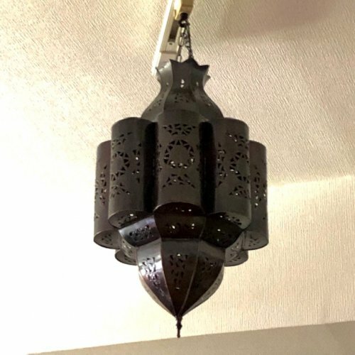 楽天市場】メタルシェード「ブーケ/ダークブラウン」照明 モロッコ