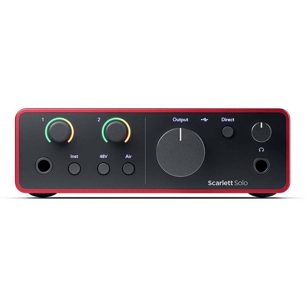 楽天市場】Focusrite フォーカスライト Scarlett Solo StudioPack