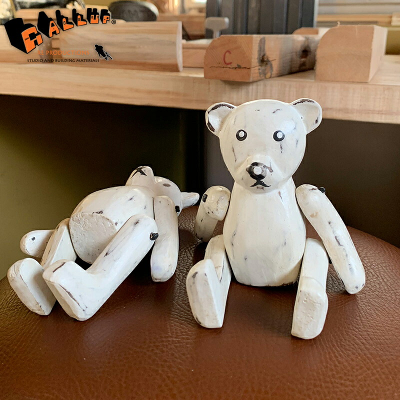 楽天市場】ウッドカービング ポーラーテディ トイ (S)【シロクマ