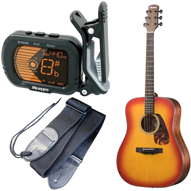 モーリス TornadoEclipseアコースティックギターハードケース付き