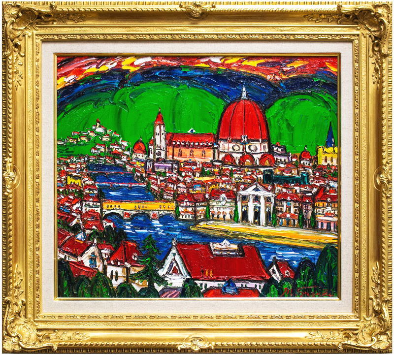 服部保 絵画 豪華なフレーム付き 服部保 絵画 豪華なフレーム付き 服部