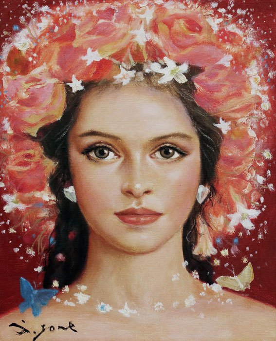 楽天市場】芝田米三『開花』油絵・油彩画【中古】 : 内田画廊