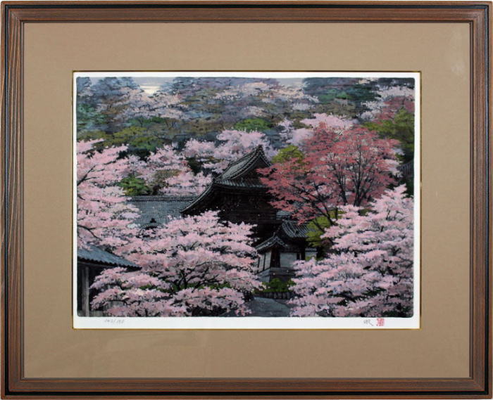 楽天市場】澁澤 卿 「 長谷春彩 」 リトグラフ 版画 : 内田画廊