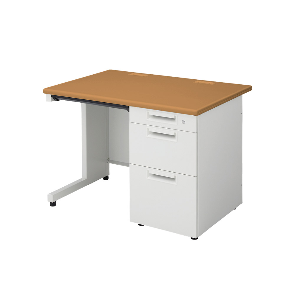 楽天市場】PLUS製 SH2デスク 片袖机 キャビネット付 幅100cm 奥行70cm