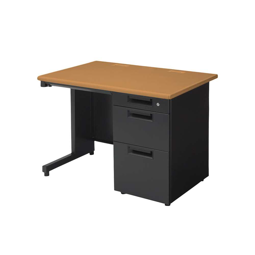 楽天市場】PLUS製 SH2デスク 片袖机 キャビネット付 幅100cm 奥行70cm