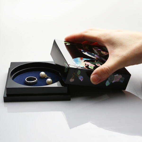 タモ玉斑杢の硯箱 小物入れ 宝石箱 指物仕上げ タモ玉斑杢の硯箱 小物