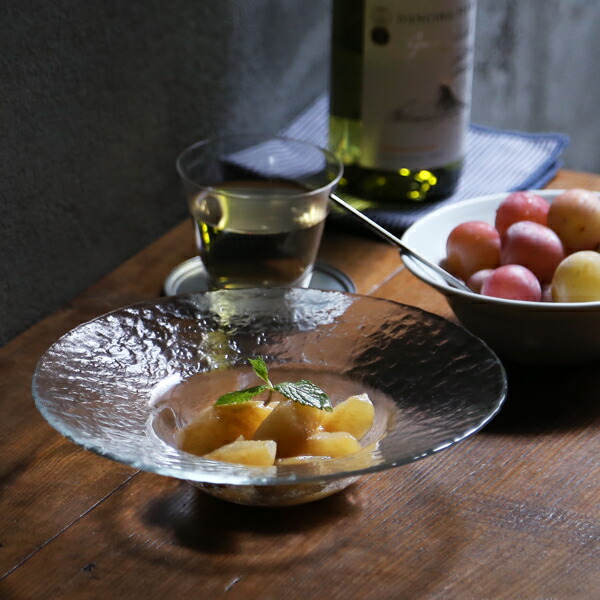 楽天市場】木村硝子店 ヒップ 8インチ カクテルプレート 220mm ガラス