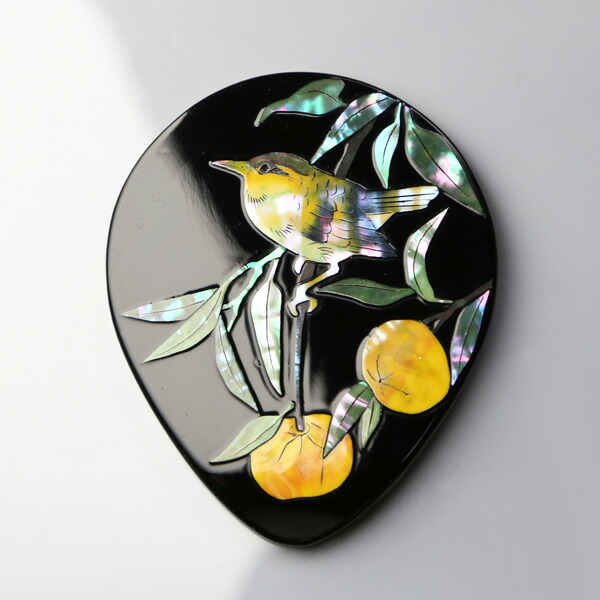 楽天市場】手鏡 ハンドミラー 橘（たちばな）にセッカ（漆） 螺鈿