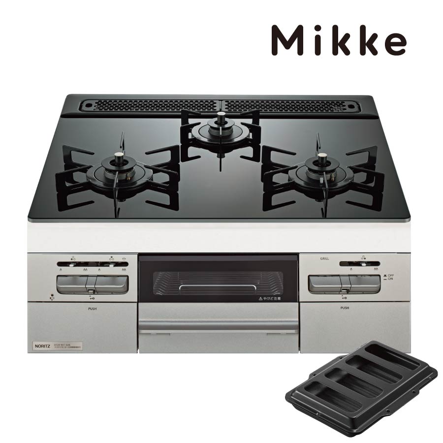 楽天市場】ノーリツ ビルトインコンロ N3WV6RWAP1SIC Mikke ミッケ