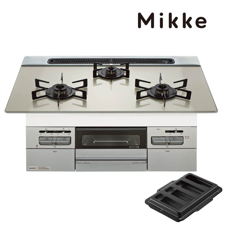 楽天市場】ノーリツ ビルトインコンロ N3WV7RWAP2SIC Mikke ミッケ