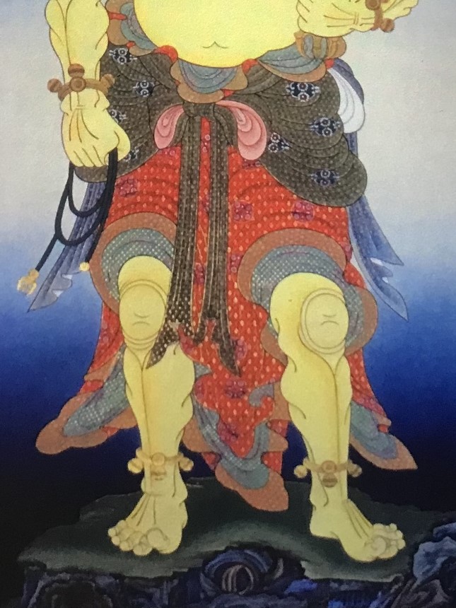 楽天市場】不動明王像 (黄不動) 肉筆仏画 送料無料 : 芸趣山房 楽天市場店