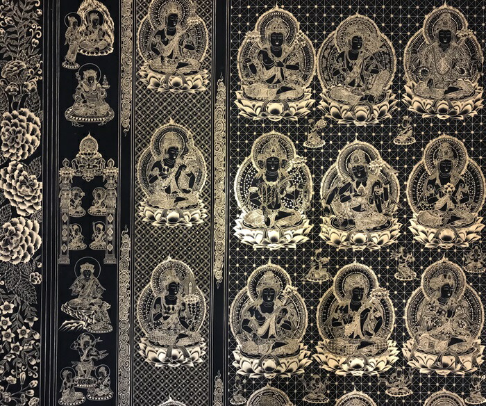 両界曼茶羅 胎蕆界曼荼羅 色紙 額縁付き Amazon｜仏画色紙 両界曼荼羅