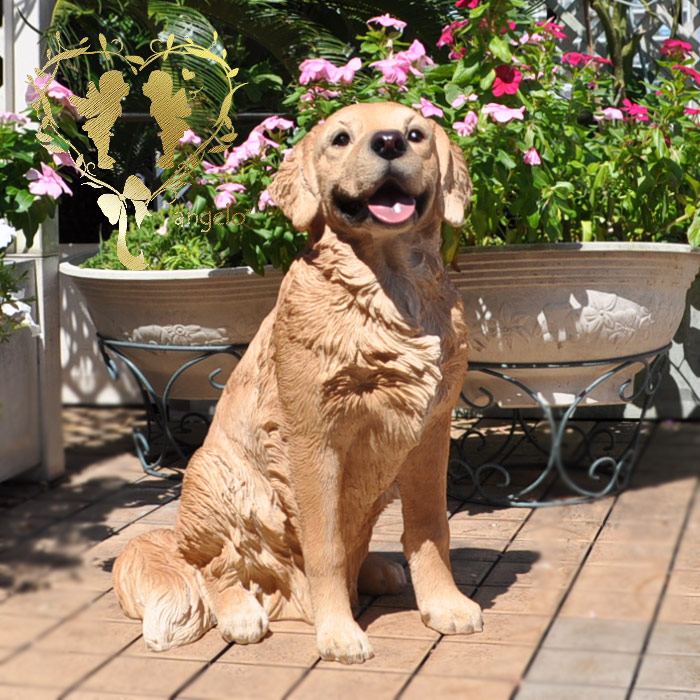 ゴールデンレトリバー 置物 オブジェ 犬 いぬ 玄関 エントランス