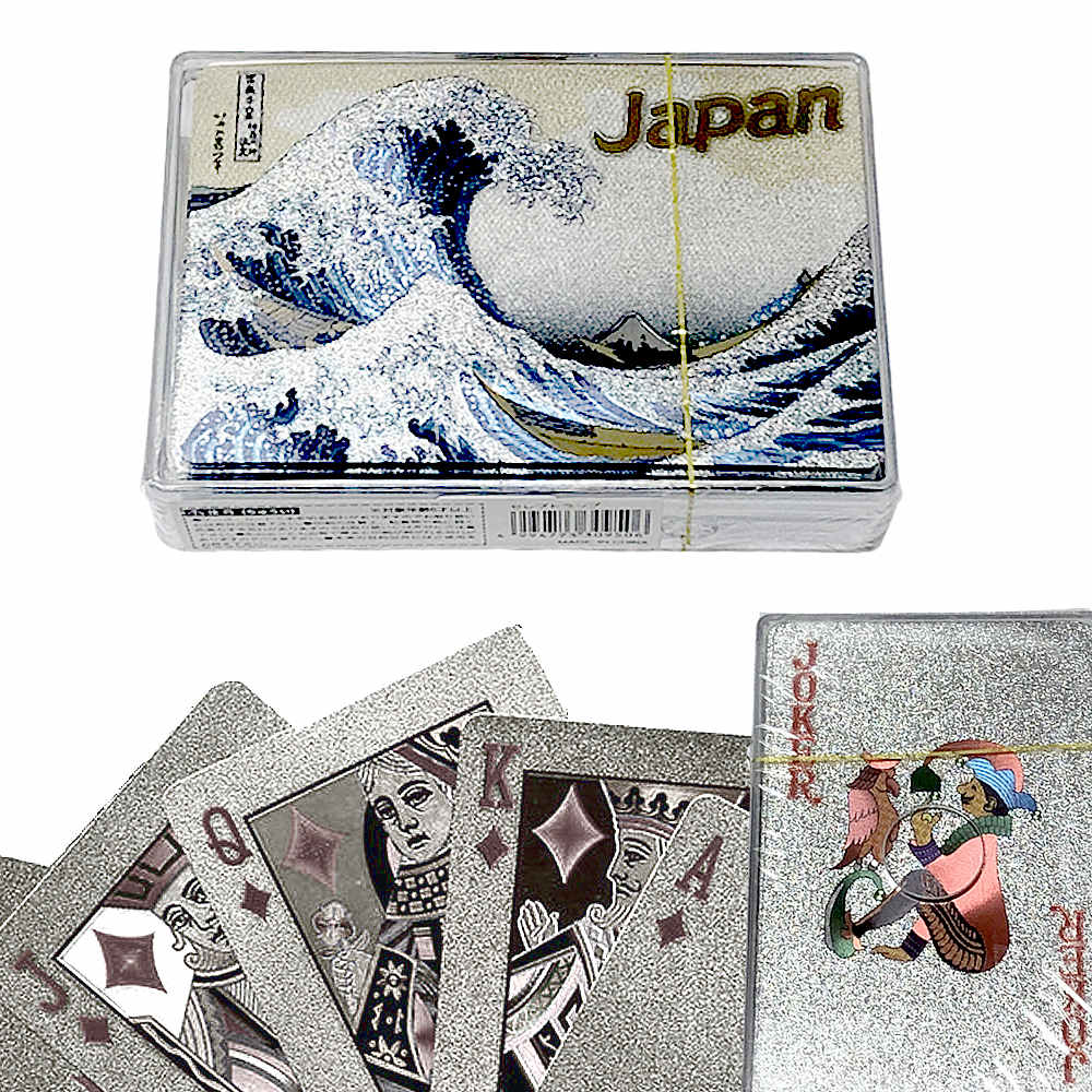 楽天市場】トランプ 葛飾北斎 浪裏 輝く セレブトランプ版画 浮世絵