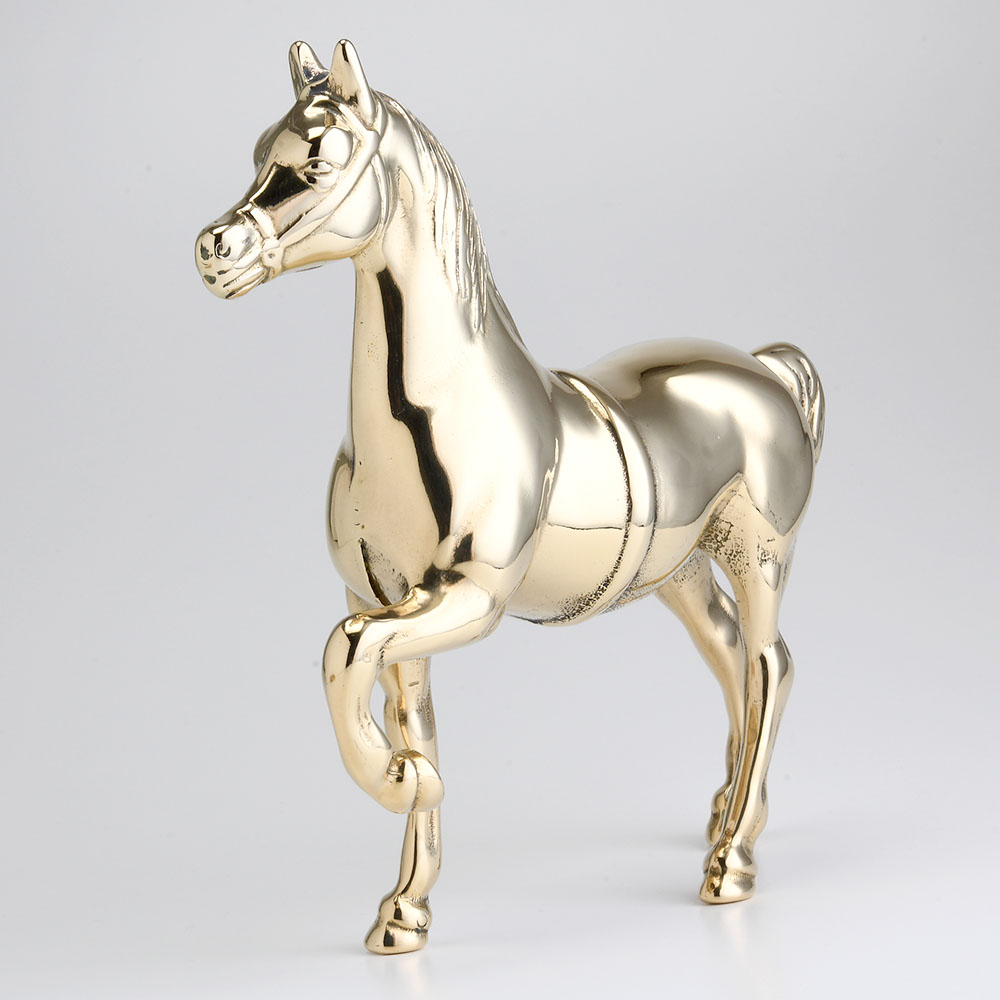楽天市場】イタリア製 BRASS 真鍮雑貨 真鍮 馬 ブロンズ 置物 ホース