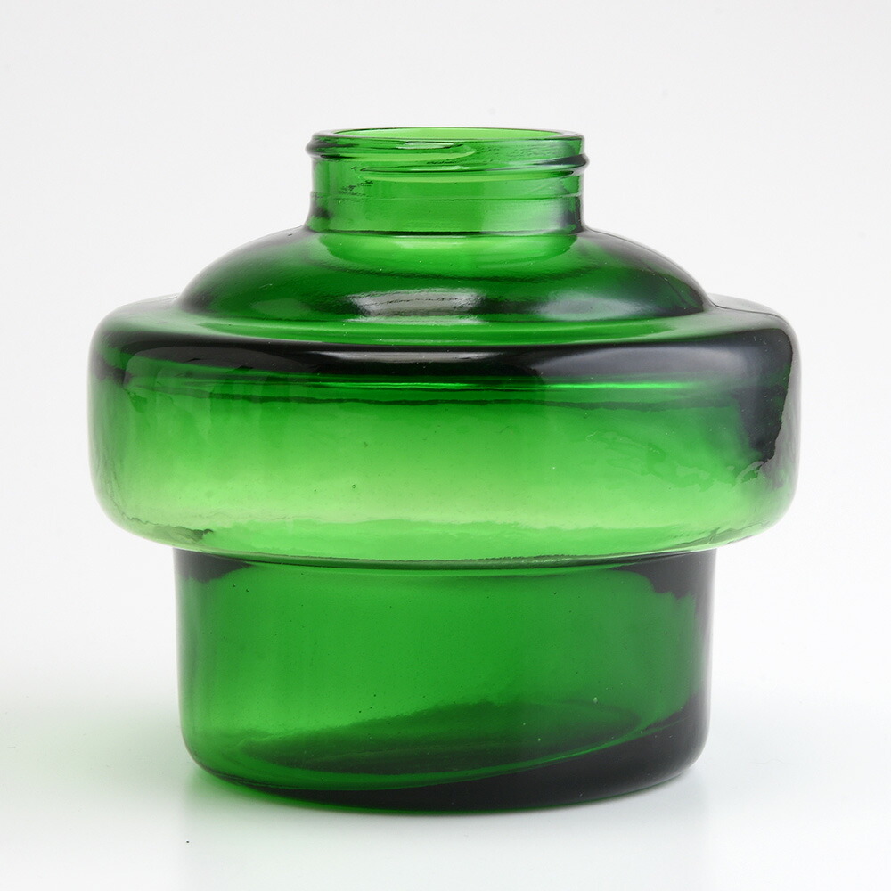 楽天市場】オイルランプ部品 ガラス油壺 緑 オイルランプ自作 (油壷