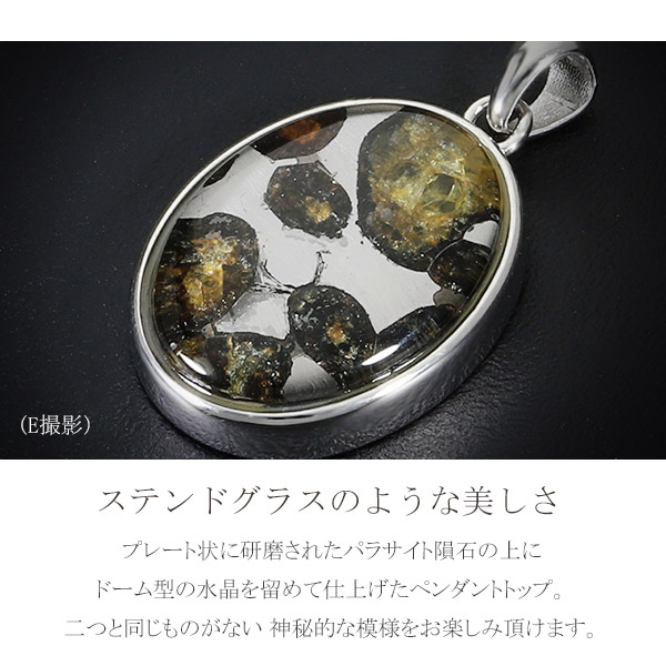 楽天市場】パラサイト 隕石 メテオライト シルバー ペンダントトップ