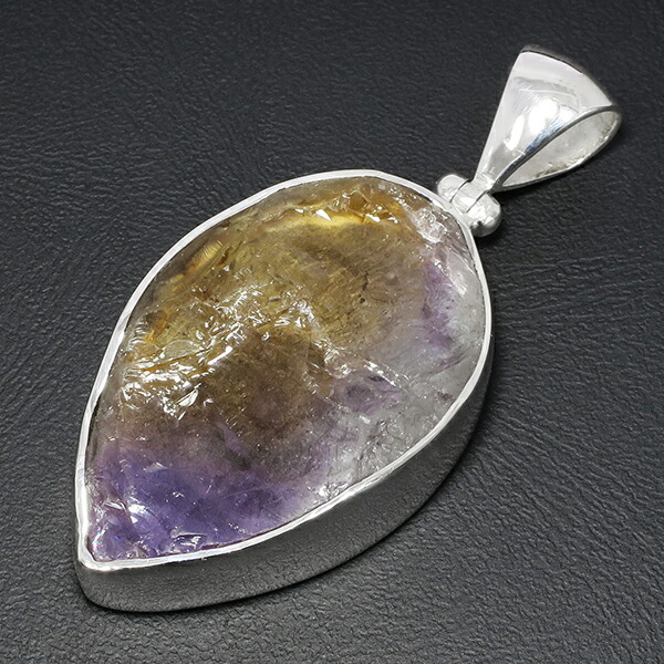 楽天市場】アメトリン 原石 シルバー ペンダントトップ 天然石