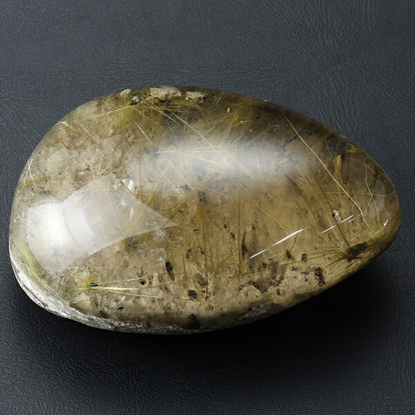 ゴールデンルチルクオーツ 210g 鑑賞石 自然石 天然石 鉱物 置物